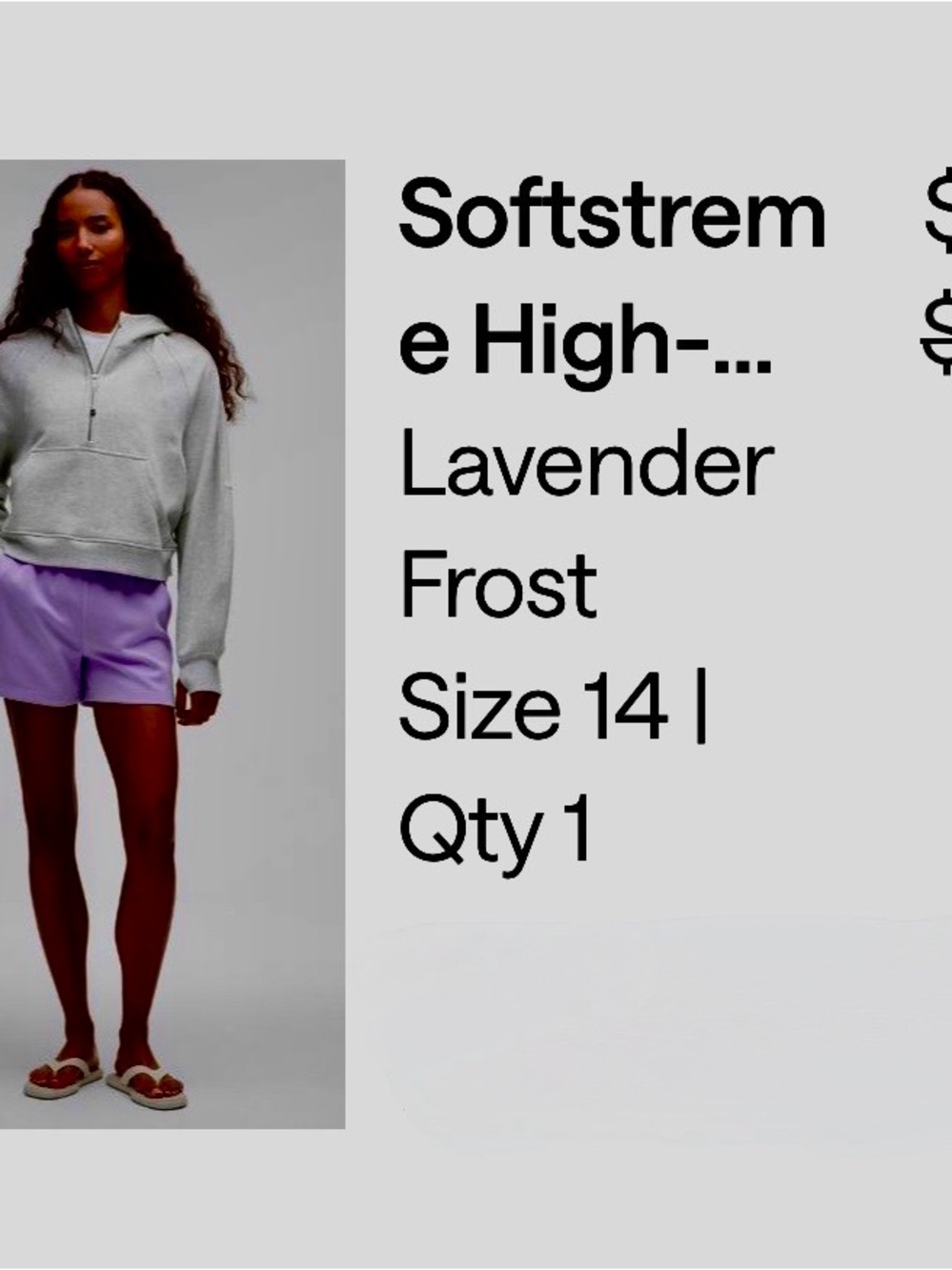 lululemon athletica Lavender Athletic Shorts